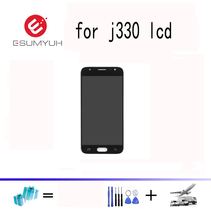 ЖК-дисплей для Samsung Galaxy J3 2017 J330 J330F J330G сенсорный экран дигитайзер j330 | Мобильные
