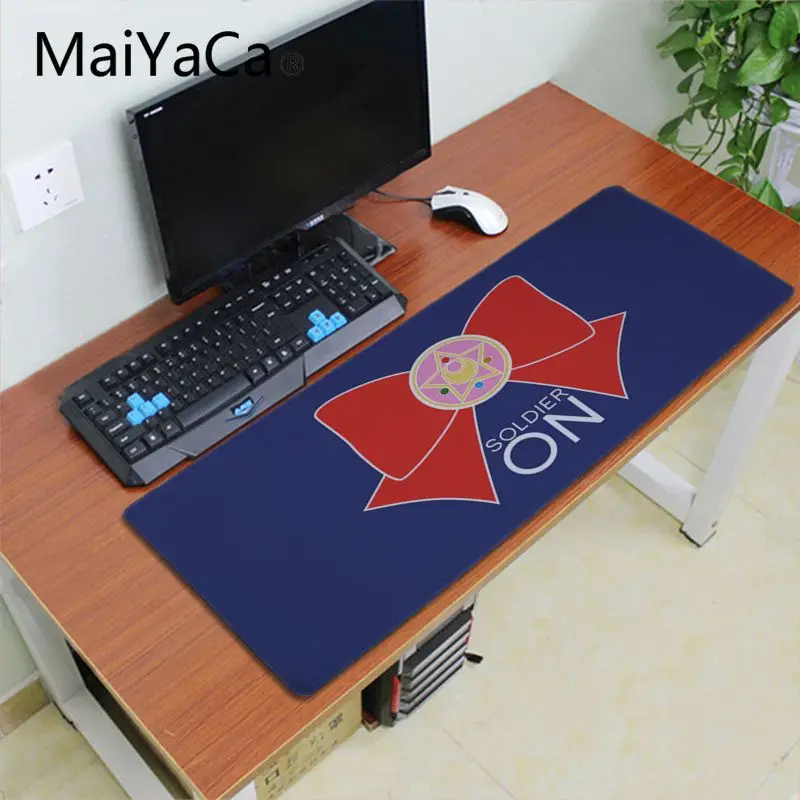 Maiyaca Sailor Moon soldier, резиновый коврик для мыши, настольная клавиатура, Аниме Коврик для мыши 700x300 мм, геймерский большой Офисный Компьютерный стол, коврик