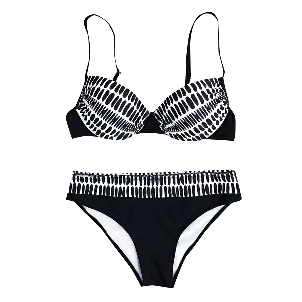 Женский купальный костюм бикини пляжный в этническом стиле лето 2019|Комбинезоны| |
