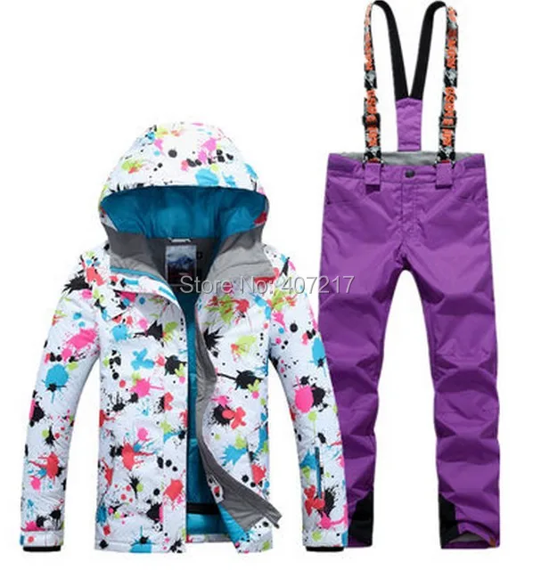Новинка популярный женский лыжный костюм для сноуборда женская одежда катания