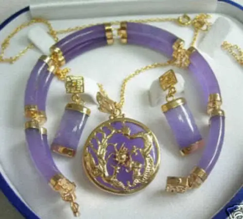 Кулон из александрита Errings Набор браслетов AAA&gt Бесплатная доставка|set|pendant setsets