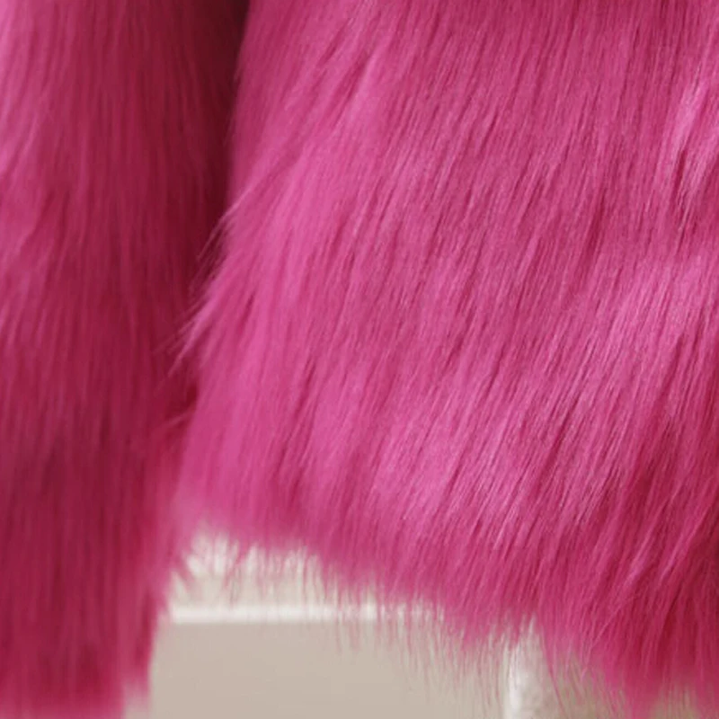 ZADORIN Женская цветная куртка из искусственного меха короткая тонкая черная