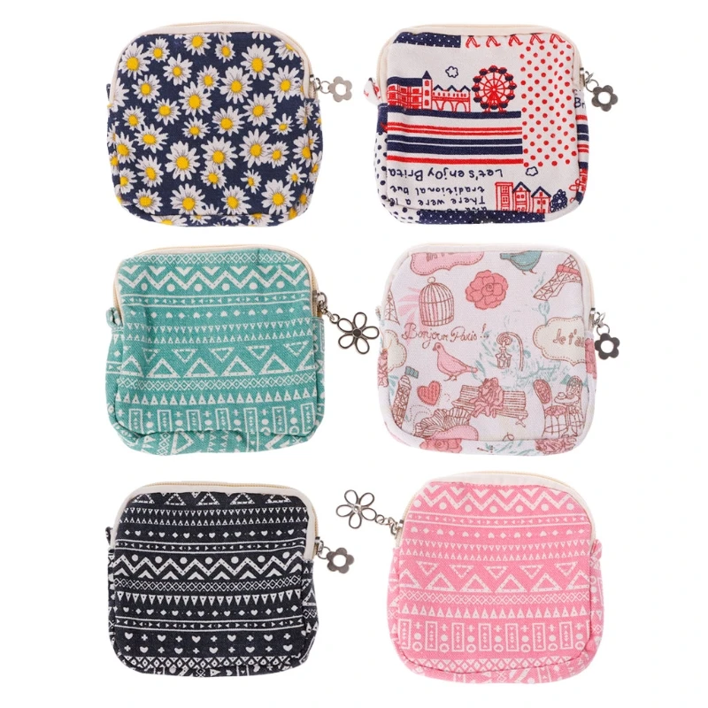 Портативные гигиенические прокладки для девочек салфеток держатель кошелька