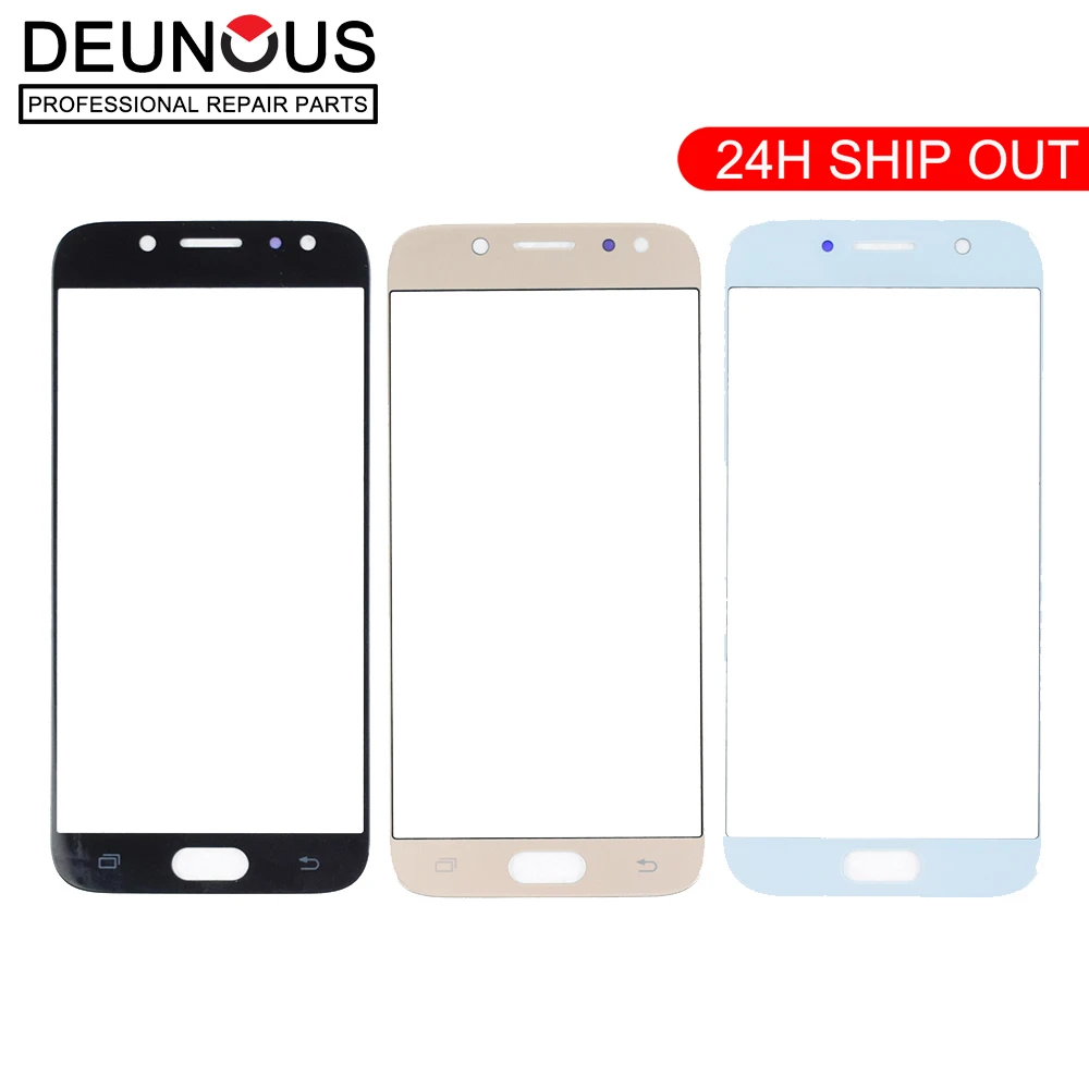 

Front LCD touch screen outer glass lens replacement for samsung galaxy j5 j530 J530F j7 j730 J730F 2017