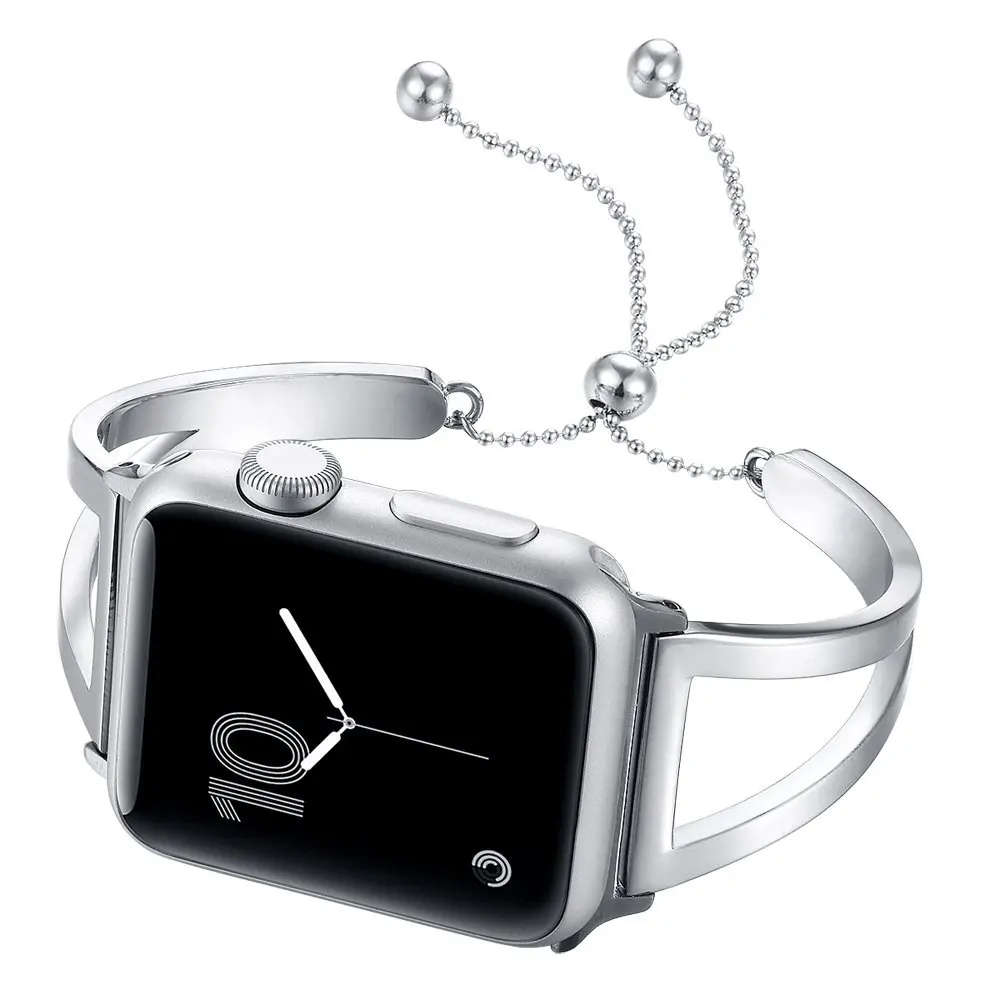 Роскошный металлический ремешок из нержавеющей стали для apple watch 3/2/1 42 38 мм