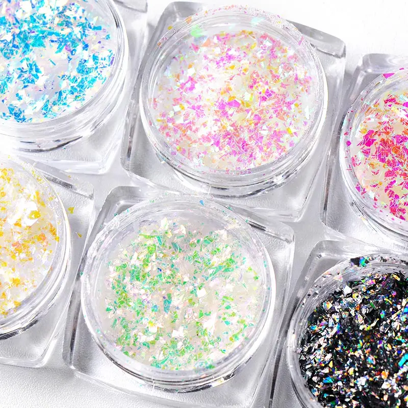 Симфония Снежинка блестка для ногтей блестки Flakies маникюрные украшения