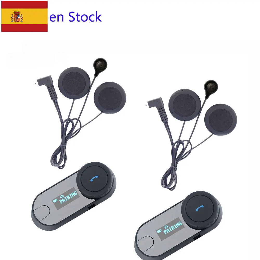 2 шт. ЖК экран FM TCOMSC HIFI переговорный шлем гарнитура беспроводной мотоцикл
