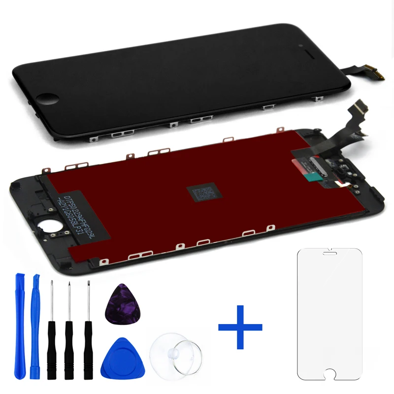 ЖК дисплей с сенсорным экраном 5 шт./лот AAA для iPhone 6 plus дигитайзер в сборе