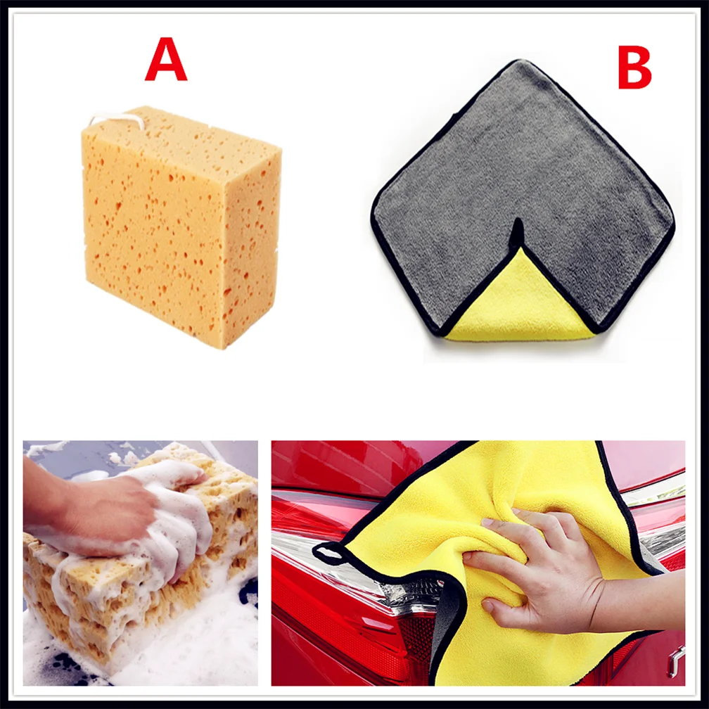 Губка для мытья автомобиля инструменты очистки блоков полотенце сушки Kia Sportage