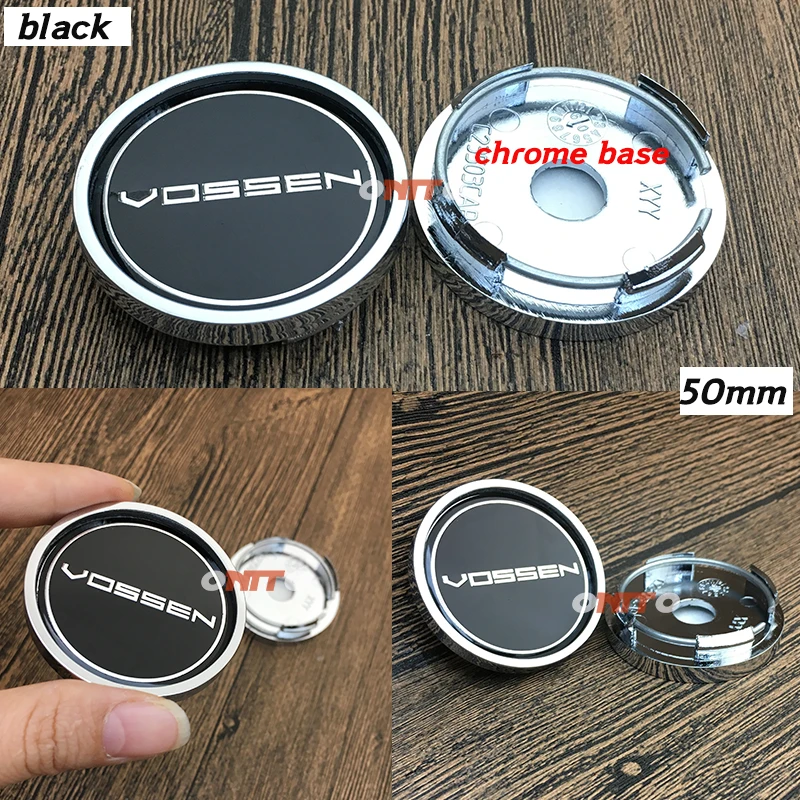 Горячая Распродажа Chrome 50 мм (5 см) VOSSEN эмблема 45 Стикеры обод колеса Кепки