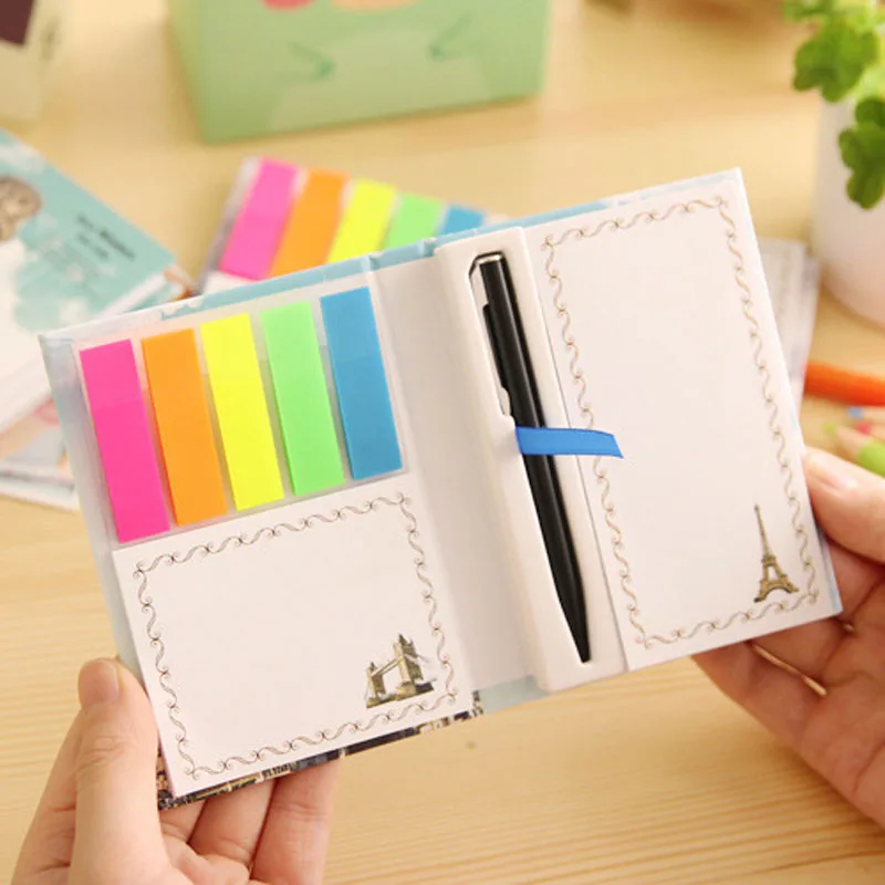 

1X World Building Hard Cover Notebook Diary Writing Book Spiral Daily Memos
