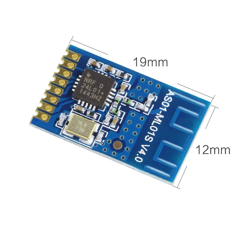 2,4 ГГц nRF24L01P беспроводной rf-модуль для сети 2,4G SPI 1 мВт 120 м приемопередатчик с антенной PCB SMD передатчик и приемник