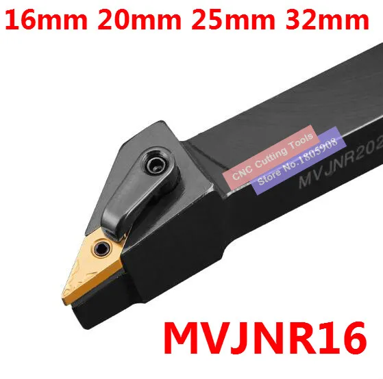 

MVJNR1616H16 MVJNR2020K16 MVJNR2525M16 MVJNR3232P16 MVJNL1616H16 MVJNL2020K16 MVJNL2525M16 MVJNL3232P16 External Turning Tools