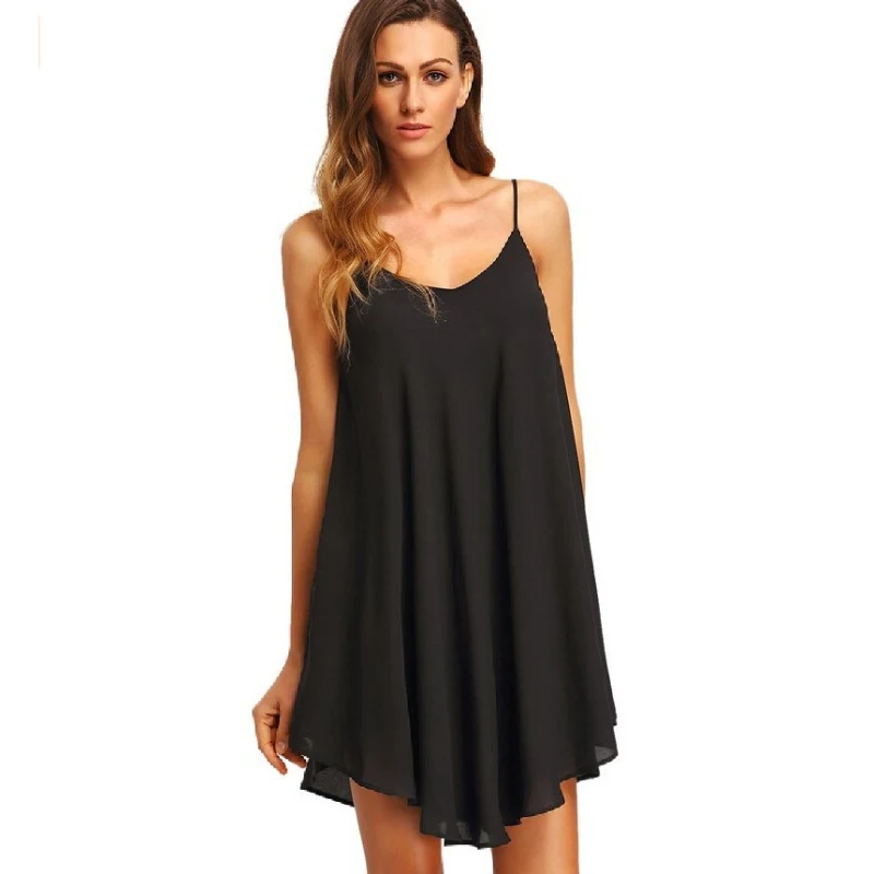 Женское мини платье с v образным вырезом шифоновое повседневное короткое ярких