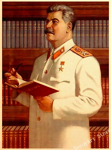 CCCP СССР Сталин Советский Союз холст живопись старинные стены крафт плакаты с