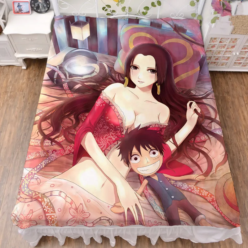 Аниме ONE PIECE Monkey D. Luffy Roronoa Зоро игрушки Санджи и нами Чоппер Hancock Простыня из