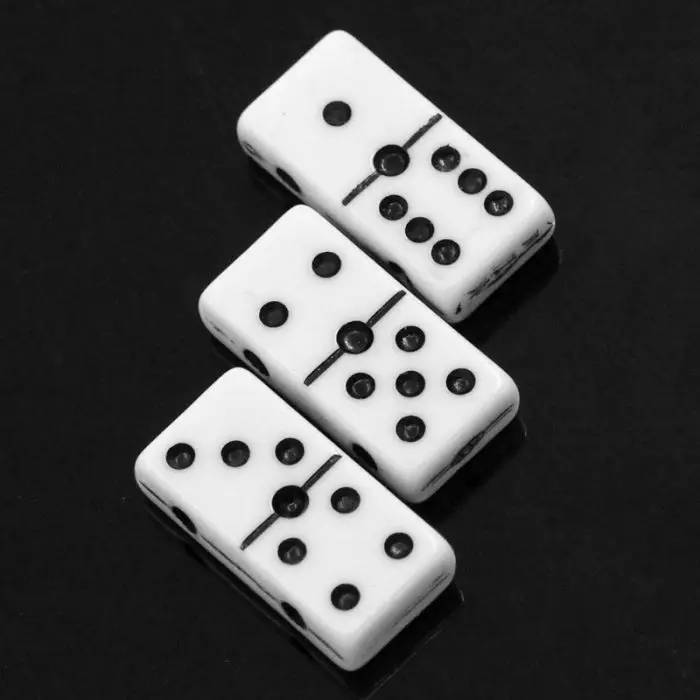 DoreenBeads акриловые бусины с отверстием белый черной точкой 20x10 мм Отверстие: Около 2