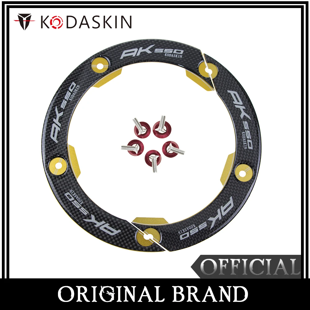 KODASKIN Motorcycle Transmission Belt Pulley Cover CNC Real Carbon for KYMCO AK550 | Автомобили и мотоциклы