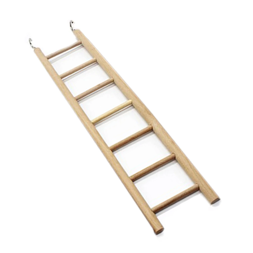 7 Ladders Игрушки для птиц деревянные лестницы кресло-качалка игровой комплекс для окуня для походов 3/4/5/6/7/8 Лестницы хомяков птица клетка для попугая принадлежности для домашних животных - Цвет: 7 Ladders