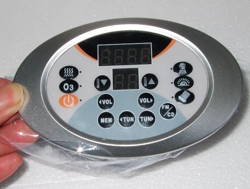 Китайский однокнопочный дисплей для ванной комнаты с 9 контактами только