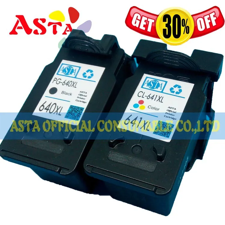 Чернила 2PK 640XL 641XL для принтера CANON PIXMA MG2160 MG2260 MG3160 MG4160 PG640 CL641 чернила at03|ink cartridges free