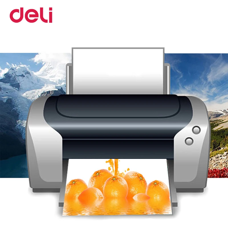 Deli Оптовая продажа высокое качество 4R/A4 Люминесцентная фотобумага для
