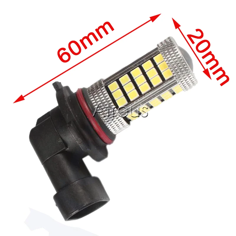 Atreus 2 шт. Автомобильные светодиодные лампы 9006 HB4 2835 63 SMD фонари Противотуманные