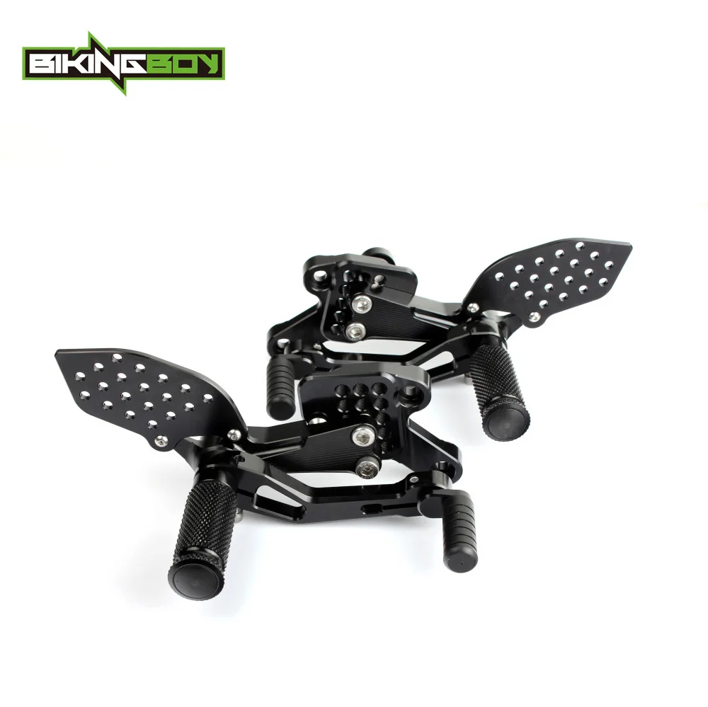 BIKINGBOY полный комплект из алюминиевого сплава Rearsets опорные подножки для YAMAHA FZ1 1000