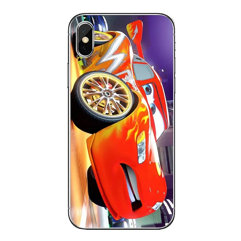 Cars 3 cartoon movie For iPod Touch iPhone 4 4S 5 5S 5C SE 6 6S 7 8 X XR XS Plus MAX Soft Transparent Cases Covers