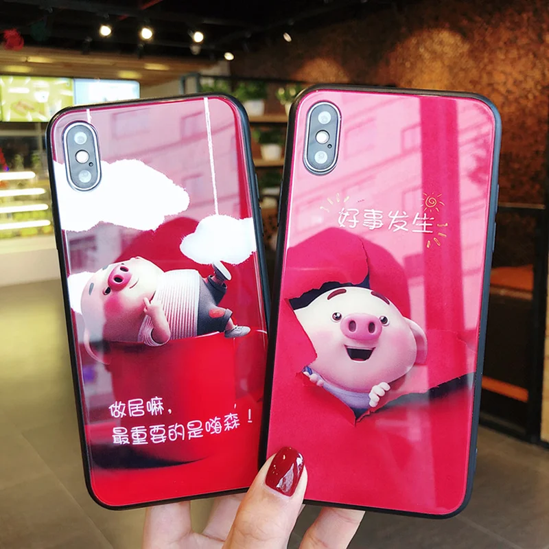 Мультфильм чехол для телефона Oppo R9S R11S R15X R17 pro cute 3d тиснение рисунком OPPO Рено A5