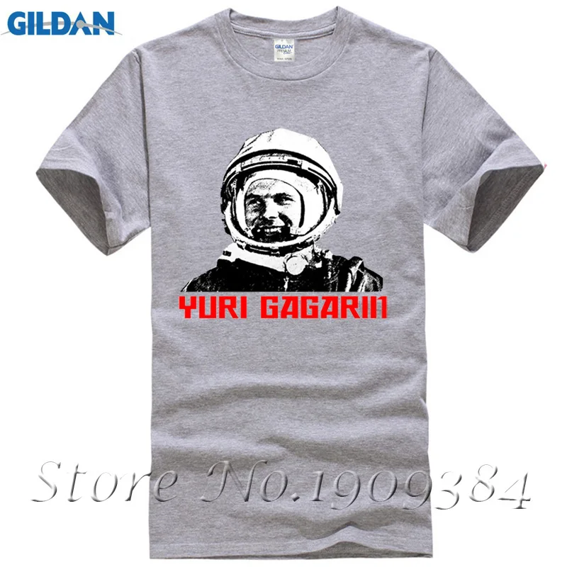 Юрий Гагарин русский Новая мода человек футболка хлопок O Средства ухода за кожей