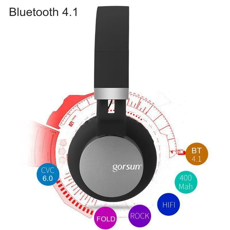 Активные шумоподавляющие Bluetooth наушники с микрофоном глубокий бас мягкие