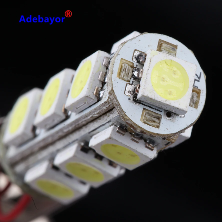 100X автомобильный H1 5050 SMD 13 светодиодный противотуманный фонарь светильник лампа