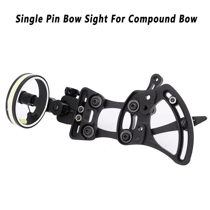 Стрельба из лука комплексный прицел для один контактный регулируемый с Дуга