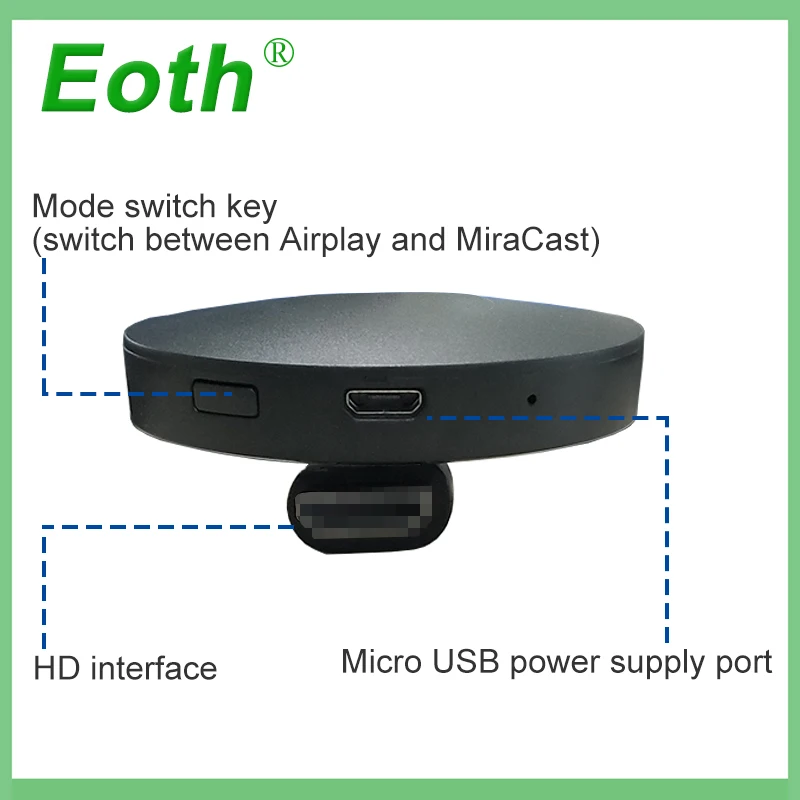 Eoth mi racast 2 Цифровой hd медиа видеостример 3nd поколения 2017 беспроводной передачи