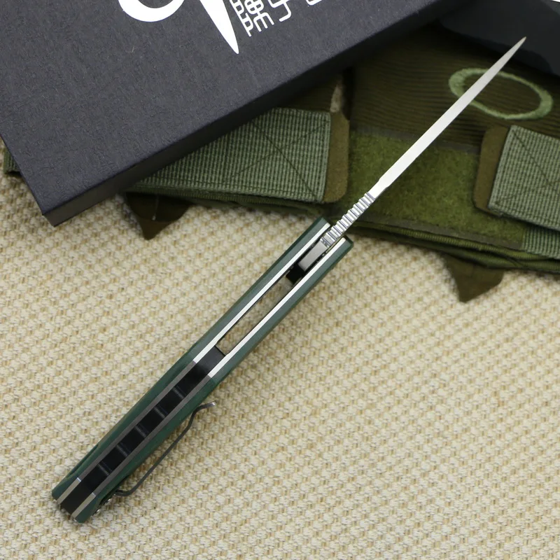 Новый складной нож CH 1047 G10 С флиппером лезвие D2 рукоятка походные охотничьи ножи с