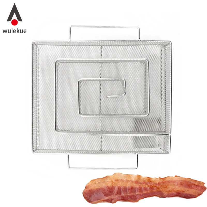 Генератор холодного дыма для барбекю, бекон, рыба, лосось, мясо, пыль, горячее и курительное мясо лосося, инструменты для сжигания курильщика