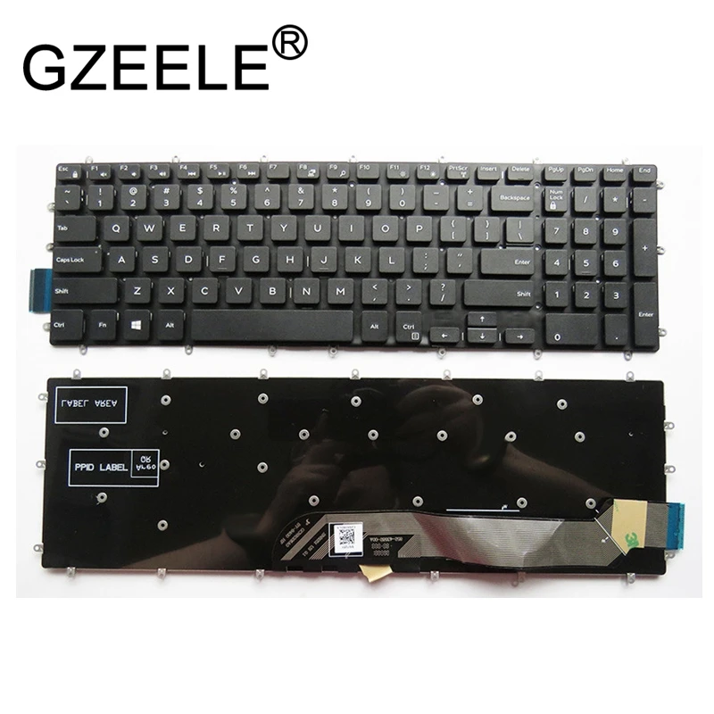 

Новая английская клавиатура GZEELE для ноутбука DELL Inspiron 5565 15- 5565 P66F-002