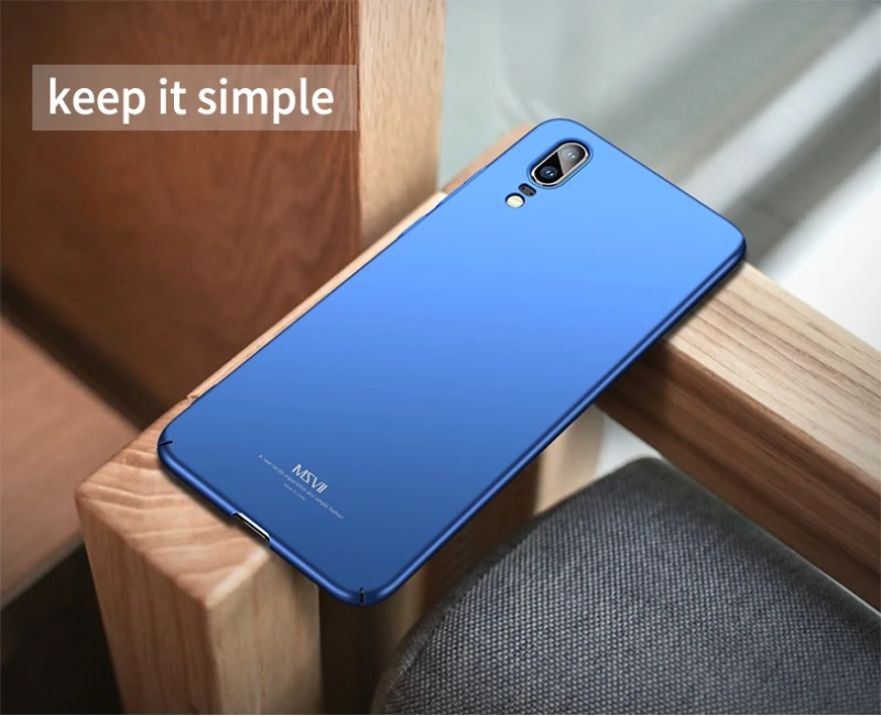 Умный чехол для huawei P MSVII тонкий матовый чехол для huawei P Smart Plus чехол Ulart тонкий жесткий чехол для huawei P Smart