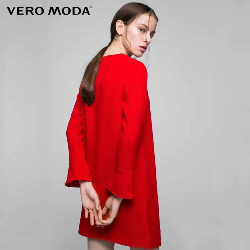 Vero Moda 2018 Новинка Женское Платье с Рукавами Длинными Пуловер Женский Женские