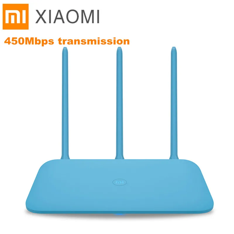 Оригинальный Xiaomi mi 4Q синий беспроводной 2 4 г 450 Мбит/с 3 телевизионные антенны Wi Fi