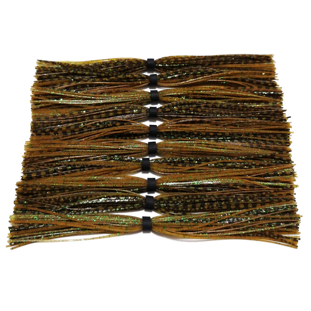 10 пучков SF046 44/49 нитей Силиконовые юбки рыболовные аксессуары DIY Buzzbaits Spinner Buzz Bait