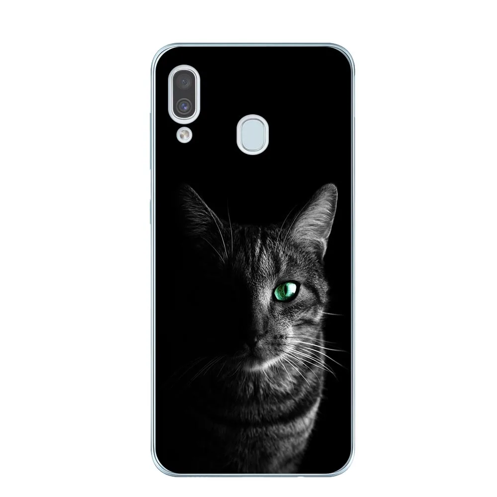 Классный Кот мягкий TPU чехол для телефона чехол для Coque samsung A10 A20 A30 A40 A50 A60 A70 A80 A6 A8 плюс A7 A9 силиконовый чехол s
