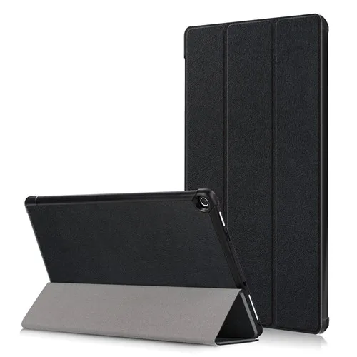 Black Для Amazon Kindle Fire HD10 HD 10 10," Ультратонкий чехол-книжка с кожаной подставкой для планшета 10,1 дюймов защитный чехол - Цвет: Black