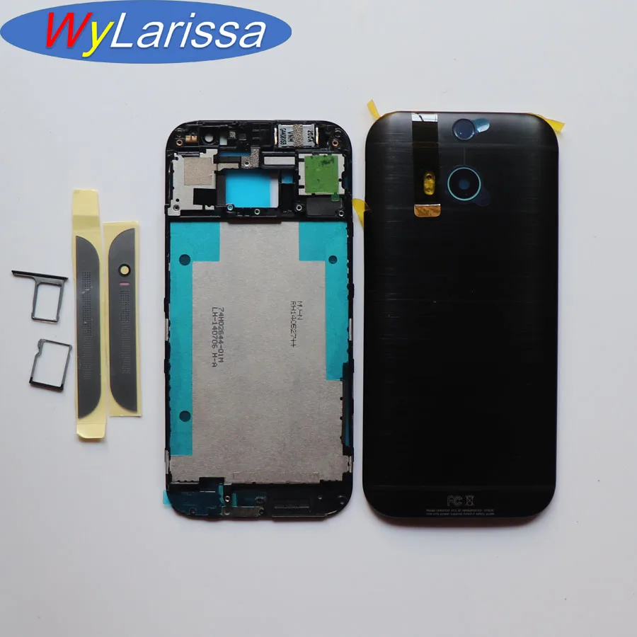 Оригинальный новый металлический задний корпус для HTC One M8 задняя крышка