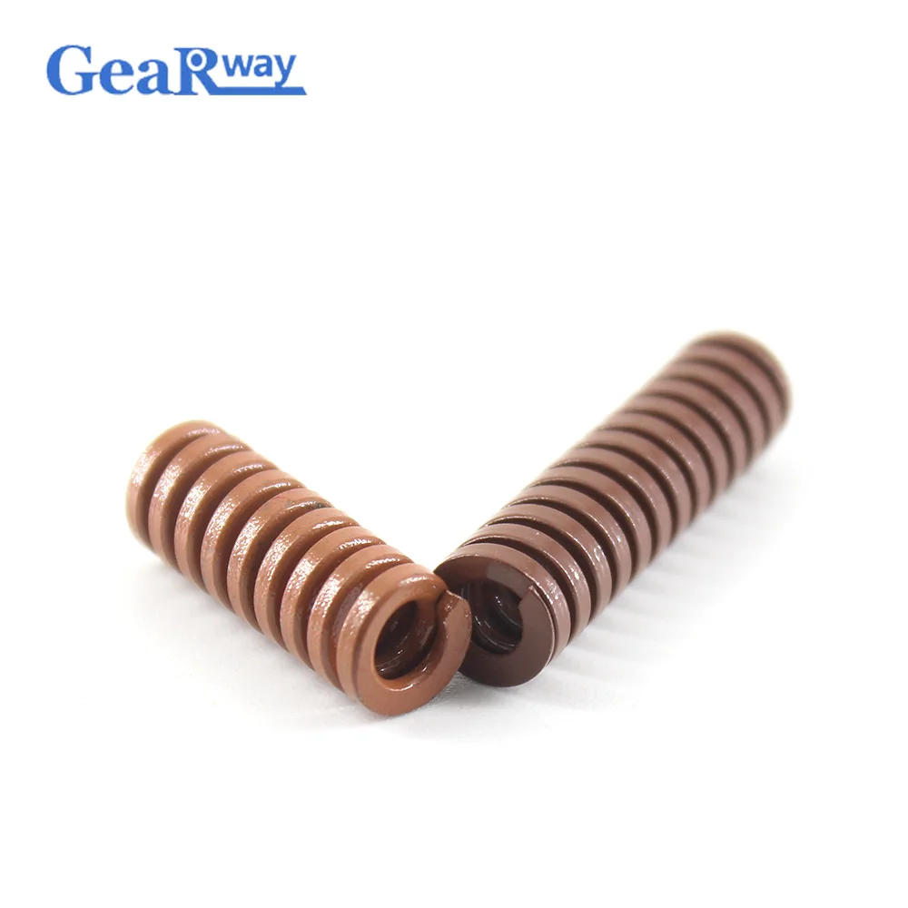 Компрессионная пружина Gearway, коричневая Сверхтяжелая нагрузка, спиральная штамповочная пружина для сжатия под давлением TB22x20/22x2 5/22x3 0/22x5 0/22x55 мм Компрессионная пружина Gearway, коричневая Сверхтяжелая нагрузка, спиральная штамповочная пружина для сжатия под давлением TB22x20/22x2 5/22x3 0/22x5 0/22x55 мм