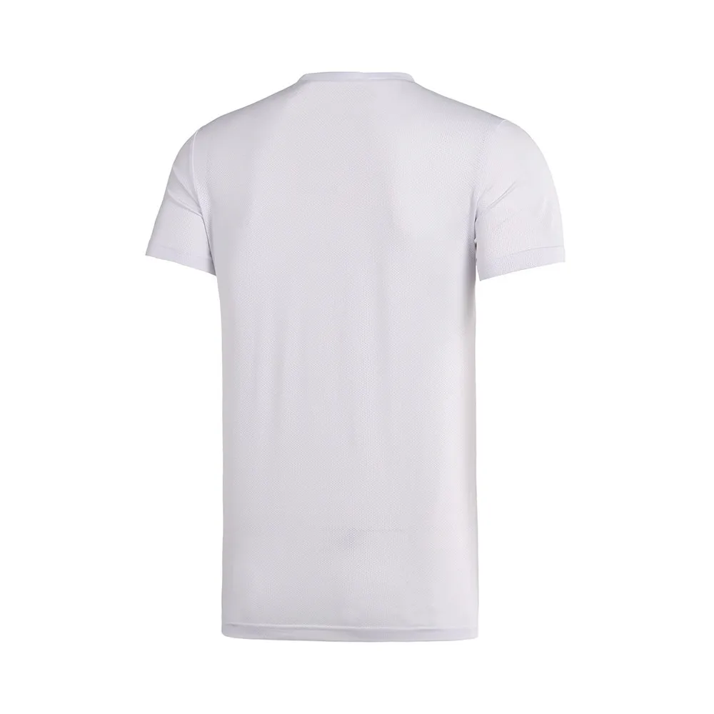 Li Ning Брендовые мужские футболки для бега с коротким рукавом на сухом морозе топы