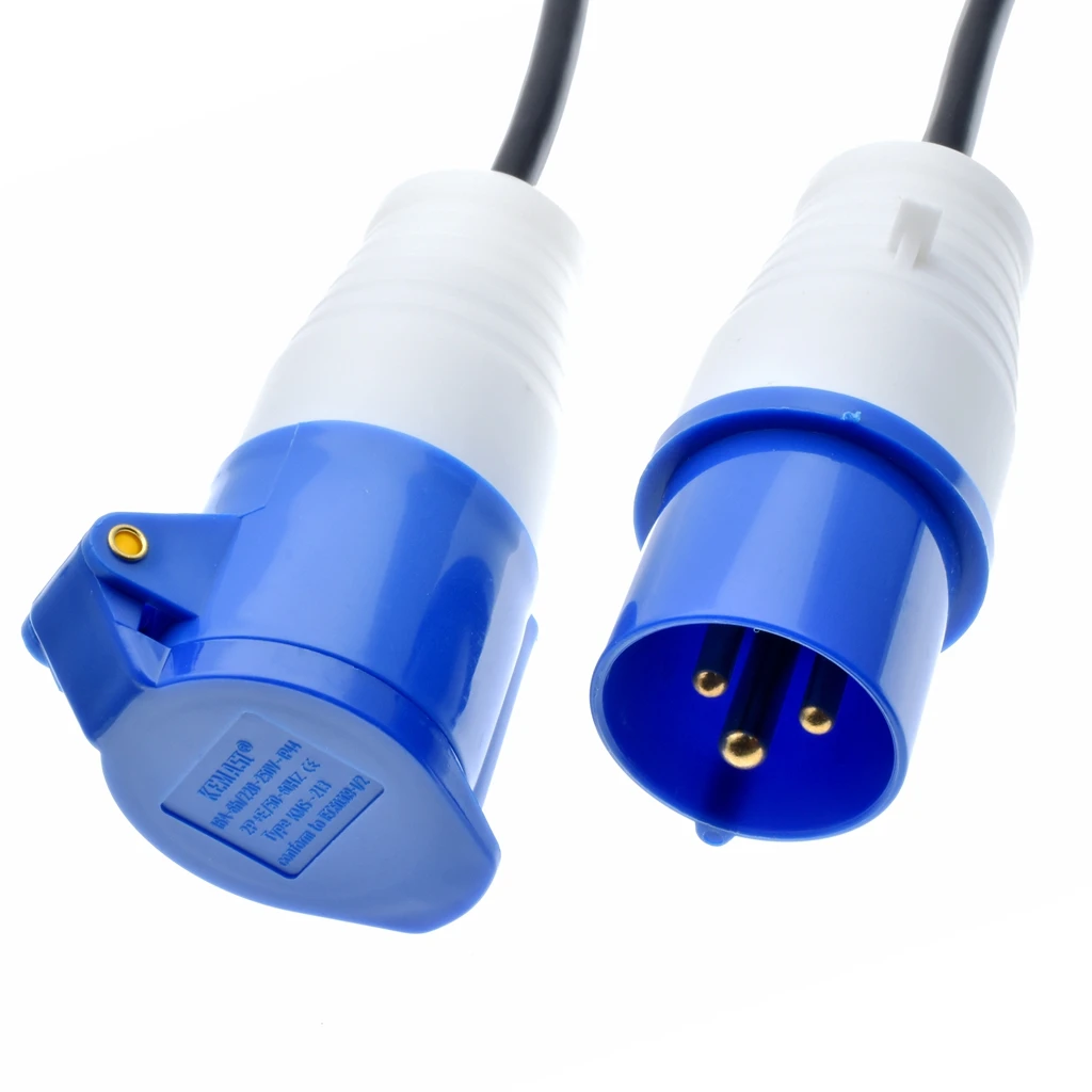 Удлинительные шнуры от IEC309 316P6 до 316C6 удлините шнур питания IEC 316. Кабели с разъемом