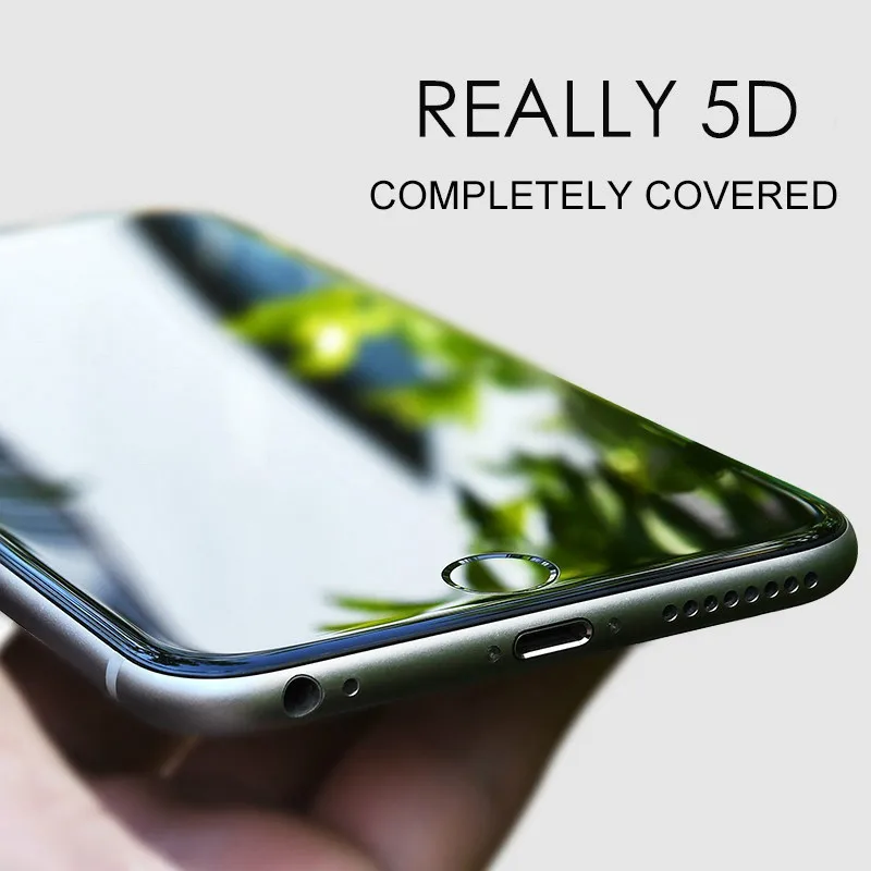 5D закаленное стекло для iphone 11 Pro XS MAX XR X Защитное стекло для экрана для iphone 7 8 6 S Plus стекло полное покрытие пленка изогнутый край
