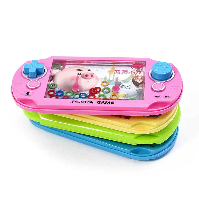 ASSOT Squishy Water Ring Toss Squeeze Toy Child Handheld Game Machine Parent-Child Interactive Antistress Game Toys For Children